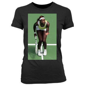 Serena Williams Women's Junior Cut Crewneck T-Shirt