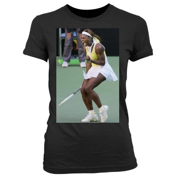 Serena Williams Women's Junior Cut Crewneck T-Shirt