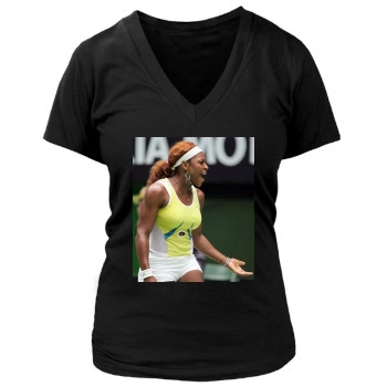 Serena Williams Women's Deep V-Neck TShirt