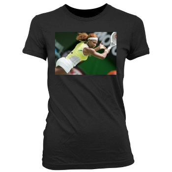 Serena Williams Women's Junior Cut Crewneck T-Shirt