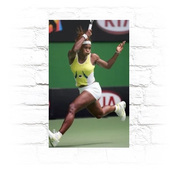 Serena Williams Metal Wall Art