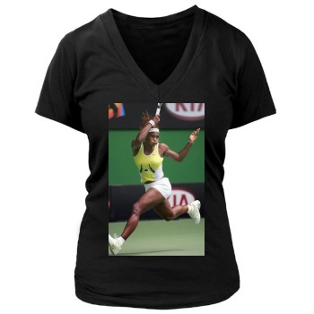 Serena Williams Women's Deep V-Neck TShirt