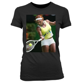 Serena Williams Women's Junior Cut Crewneck T-Shirt