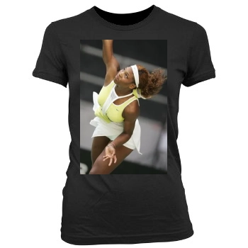 Serena Williams Women's Junior Cut Crewneck T-Shirt