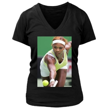 Serena Williams Women's Deep V-Neck TShirt