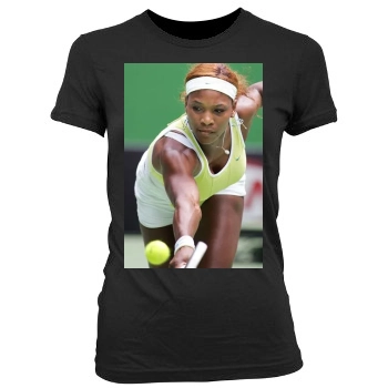 Serena Williams Women's Junior Cut Crewneck T-Shirt