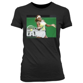 Serena Williams Women's Junior Cut Crewneck T-Shirt