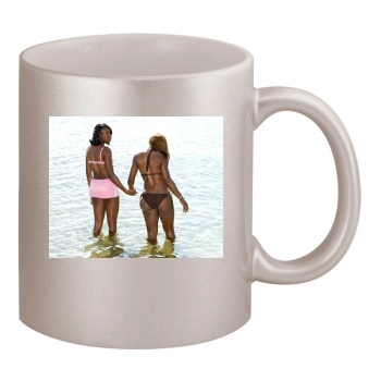 Serena Williams 11oz Metallic Silver Mug