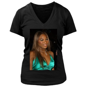 Serena Williams Women's Deep V-Neck TShirt