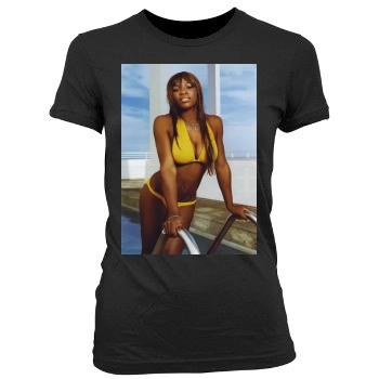 Serena Williams Women's Junior Cut Crewneck T-Shirt