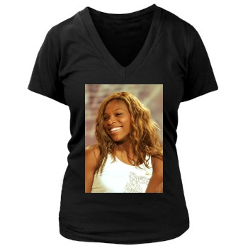 Serena Williams Women's Deep V-Neck TShirt