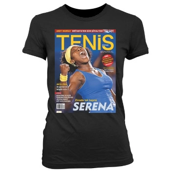 Serena Williams Women's Junior Cut Crewneck T-Shirt