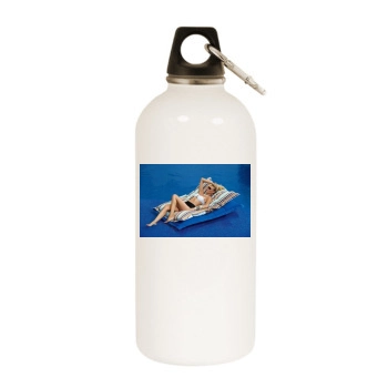 Fabiana Semprebom White Water Bottle With Carabiner