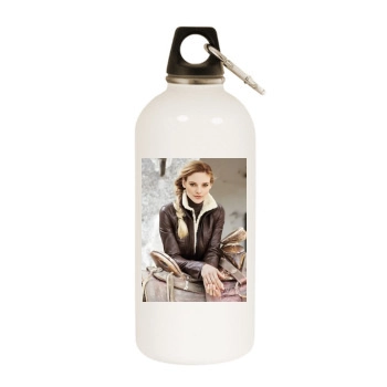 Fabiana Semprebom White Water Bottle With Carabiner