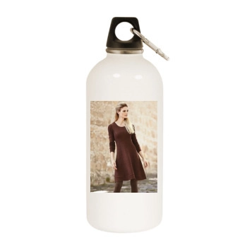 Fabiana Semprebom White Water Bottle With Carabiner