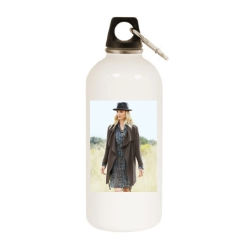 Fabiana Semprebom White Water Bottle With Carabiner