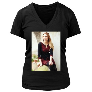 Fabiana Semprebom Women's Deep V-Neck TShirt