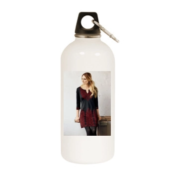 Fabiana Semprebom White Water Bottle With Carabiner