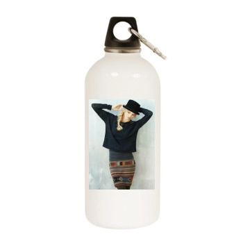 Fabiana Semprebom White Water Bottle With Carabiner