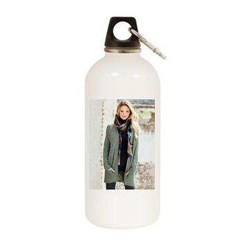 Fabiana Semprebom White Water Bottle With Carabiner