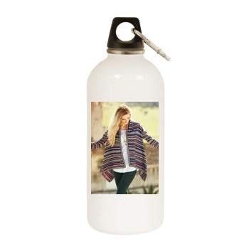 Fabiana Semprebom White Water Bottle With Carabiner