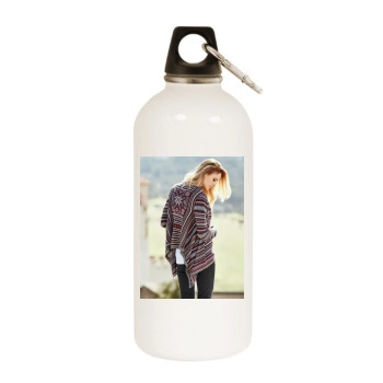 Fabiana Semprebom White Water Bottle With Carabiner