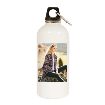 Fabiana Semprebom White Water Bottle With Carabiner