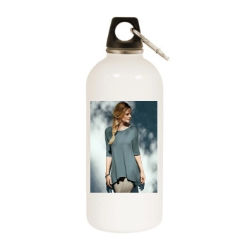 Fabiana Semprebom White Water Bottle With Carabiner