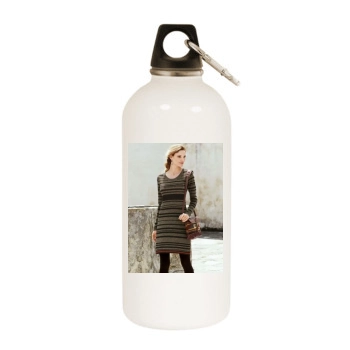 Fabiana Semprebom White Water Bottle With Carabiner