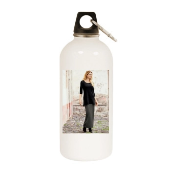 Fabiana Semprebom White Water Bottle With Carabiner