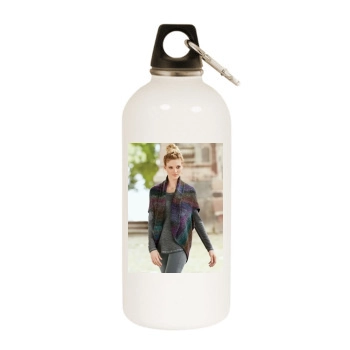 Fabiana Semprebom White Water Bottle With Carabiner