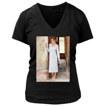 Fabiana Semprebom Women's Deep V-Neck TShirt