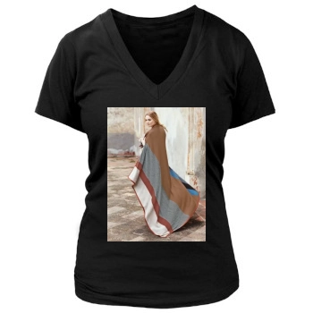 Fabiana Semprebom Women's Deep V-Neck TShirt