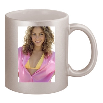 Shakira 11oz Metallic Silver Mug