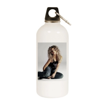 Shakira White Water Bottle With Carabiner