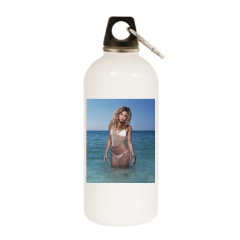 Shakira White Water Bottle With Carabiner