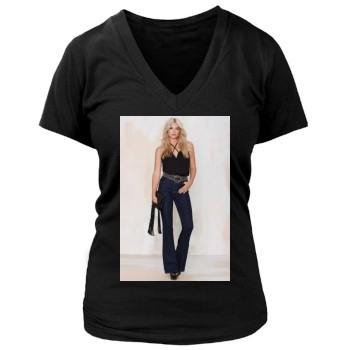 Farah Holt Women's Deep V-Neck TShirt