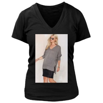 Farah Holt Women's Deep V-Neck TShirt