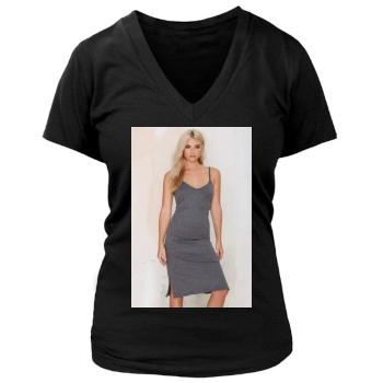 Farah Holt Women's Deep V-Neck TShirt