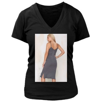 Farah Holt Women's Deep V-Neck TShirt