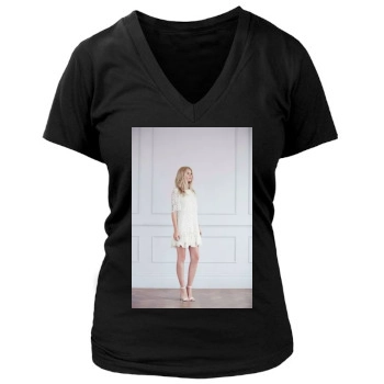 Farah Holt Women's Deep V-Neck TShirt