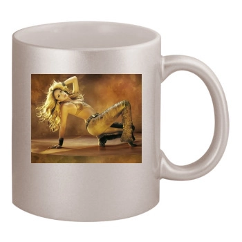 Shakira 11oz Metallic Silver Mug