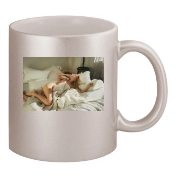 Farah Holt 11oz Metallic Silver Mug