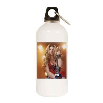 Shakira White Water Bottle With Carabiner