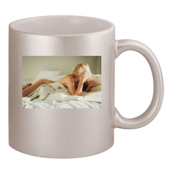 Farah Holt 11oz Metallic Silver Mug