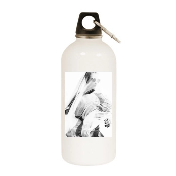 Fernanda Tavares White Water Bottle With Carabiner