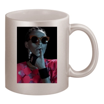 Fernanda Tavares 11oz Metallic Silver Mug