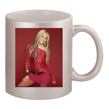 Shakira 11oz Metallic Silver Mug