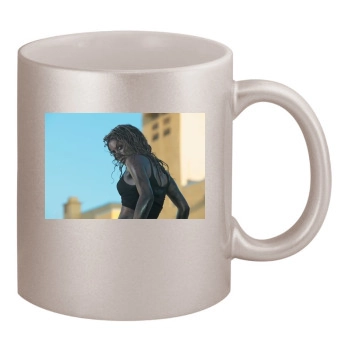 Shakira 11oz Metallic Silver Mug