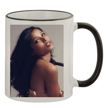 Freida Pinto 11oz Colored Rim & Handle Mug